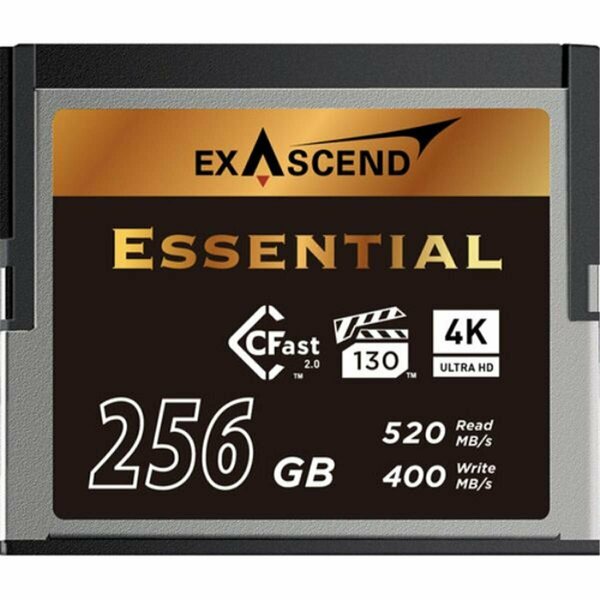 Exascend 256GB Essential CFast Memory Card EXSD3X256GB